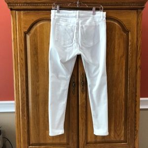 LOFT Petite Modern Regular Skinny White Jeans